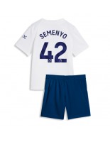 Manchester City Antoine Semenyo #42 Alternativní dres pro děti 2026-27 Krátký Rukáv (+ trenýrky)